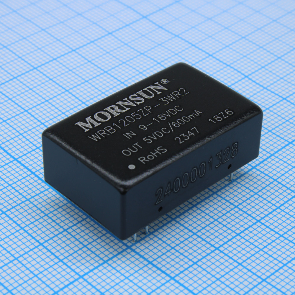 Изображение товара Преобразователь DC/DC 3 Вт вход 9...18 В 5 В 0.6 А для электроники