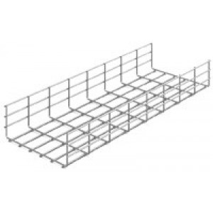 Проволочный лоток 400х105х3000, толщ. 5,0 мм, гальван. цинк ПЛМ-400х105х3000-5,0-ЭЦ