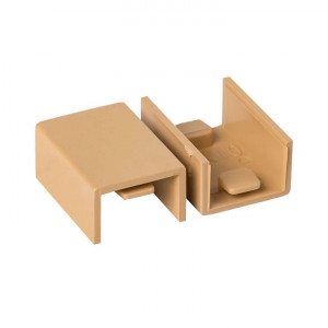 Соединитель (15х10) (4 шт) светлое дерево EKF-Plast