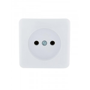 Розетка 1-м ОП Viola 16А IP20 без заземл. бел. 751-0200-121
