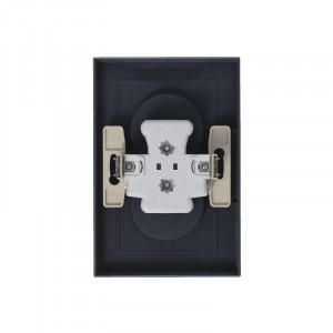 Розетка 2-м СП AtlasDesign 16А IP20 без заземл. в сборе грифель SE ATN000720