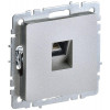 Розетка компьютерная СП RJ45 кат.5E BRITE РК10-БрА алюм. BR-K10-1-K47