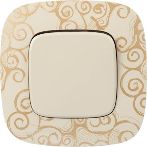 Выключатель 1-кл. СП Valena Allure 10А IP20 250В 10AX с лицев. панелью безвинтов. зажимы механизм сл. кость Leg 752801