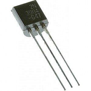 2N3904, Биполярный транзистор, NPN, 40 В, 0.2 А, 0.625 Вт