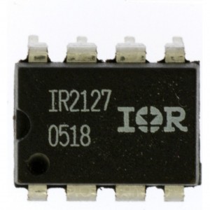 IR2117PBF, Драйвер одноканальный. Uсм=600В, Uвых=10/20В, Iвых=0.2/0.42A, Uвых в фазе с Uвх