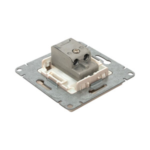 Механизм розетки TV, оконечная, кремовый Эпика EKF UP1-SOI-TV-3