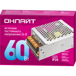 Драйвер 60w OD-P60-IP20-24V 35216