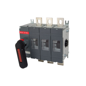 Рубильник ВНК-43-1 3П 1000А с установленной фронтальной ручкой управления SQ0744-0008