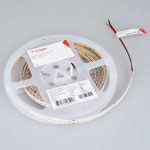 Лента UL-A126-10mm 24V Warm3500 (8 W/m, IP20, 5m) 044496, Светодиодная лента UL-A126, открытая IP20. Светодиоды 2835, 126 шт/м (630 шт на 5 м), белая плата, ширина 10 мм, скотч 3M. Цвет ТЕПЛЫЙ 3500 K, цветопередача CRI>90, угол 120°. Питание 24 В, мощность 8 Вт/м (40 Вт на 5 м). Размеры 5000x10x1.4 мм. Мин. отре