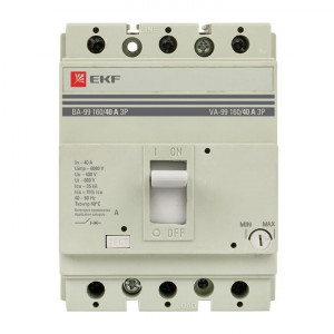 Выключатель автоматический ВА-99 160/ 40А 3P 35кА EKF PROxima mccb99-160-40