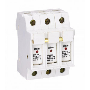 Держатель предохранительного типа C10 ДП102-С10-3Р 21385DEK