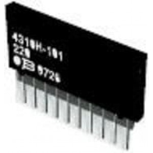 4308H-102-332LF, Резисторные сборки и массивы THK FILM MOLD SIP 3.3K 2%