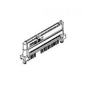 87678-1001, Соединители для ввода/вывода 22CKT VERT THRUHOLE