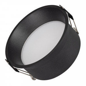 Светильник MS-BREEZE-BUILT-R125-16W Day4000 (BK, 85 deg, 230V) 035614, Встраиваемый светильник даунлайт. Мощность 16 Вт, св. поток 960 лм, 60 лм/Вт, дневной 4000 K, CRI>90, угол 85°, напряжение питания 230 В. Чёрный круглый корпус из алюминия, степень защиты IP20. Размер: диаметр 125 мм, высота 60 мм. Монтаж встраиваемый, ус