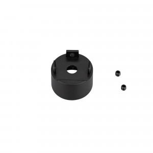 Коннектор поворотный MAG-FLEX-CON-CAP-TURN (BK) 034065, Промежуточная заглушка без подвода питания для изменения угла трека MAG FLEX.