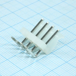 KLS1-3.96-04-R, угловая вилка на плату (шаг 3,96мм)