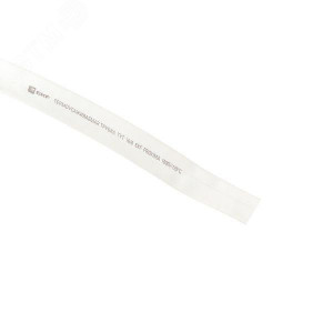 Термоусаживаемая трубка ТУТ нг 16/8 белая рулон PROxima tut-16-w