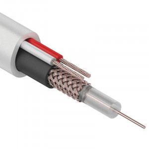 Кабель КВК-В-1,5+2x0,50 мм2 (Cu/Cu) белый, 200 м, 01-4012