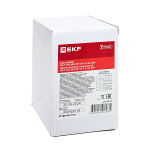 Переключатель кулачковый ПК-1-102 32А 2P -0-1-2-3- EKF PROxima