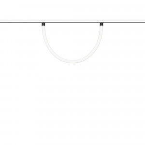 Светильник MAG-FLEX-TUBE-ELASTIC-L1000-14W Day4000 (BK, 360 deg, 48V) 034048, Светильник гибкий для магнитных треков серии FLEX. Мощность 14 Вт, св. поток 940 лм, 67 лм/Вт, дневной 4000 K, CRI>90, угол 360°, напряжение питания 48 В. Матовый белый фигурный корпус из силикона. Размер: диаметр 30 мм, длина 1000 мм. Монтаж на магнитный