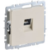 Розетка компьютерная СП RJ45 кат.5E BRITE РК10-БрКр беж. BR-K10-1-K10