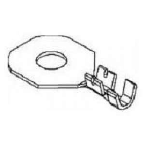 12162099, Автомобильные разъемы RING TIN TERMINAL CBL RNG 3-2 MM2