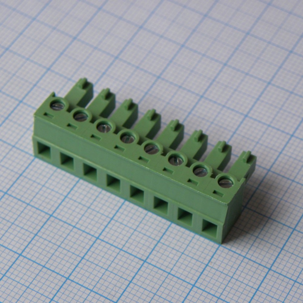 Изображение товара Разъемный клеммный блок Degson 15EDGK-5.08 - 8 контактов