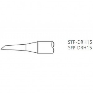 STP-DRH15, Наконечник для паяльника MFR-H1  миниволна 1.5  х 16.5 мм