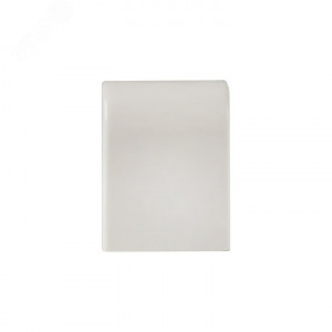 Заглушка (15х10) (4 шт) белая EKF-Plast