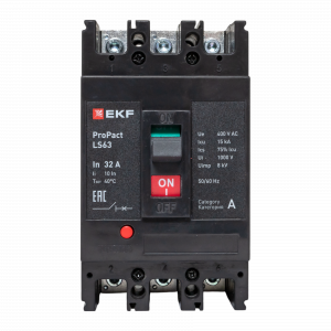 Автоматический выключатель LS63 15кА 3P 32А ProPact EKF