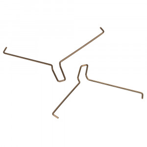 Пружинный держатель для PLS-GIP 016030, Скоба-держатель к профилям PLS для наружной фиксации на поверхности ДСП, фанеры, гипсокартона толщиной не менее 10мм.