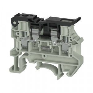 Предохраниетльная клемма WTN 4 FSI48 5X20, Предохранительная клемма, тип предохранителя: 5x20, LED 48V, тип фиксации провода: винтовой, номинальное сечение: 4 мм кв., 12A, 48V, ширина: 8 мм, цвет: серый тип монтажа: DIN35