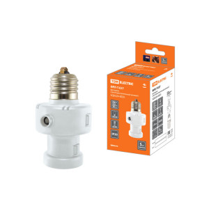 Фотореле ФРЛ-Т-Е27 15лк 100Вт c тайм. SQ0324-0025