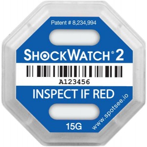 45000K, Модули многофункциональных датчиков ShockWatch 2 - 5G - Serialized, includes framing label