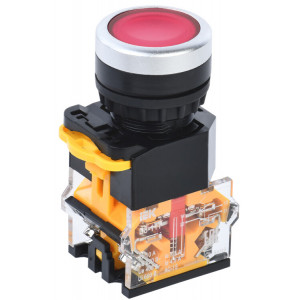 Кнопка D8-11T d=22мм 1з+1р с фиксацией красная BBT30-11T-3-21-K04