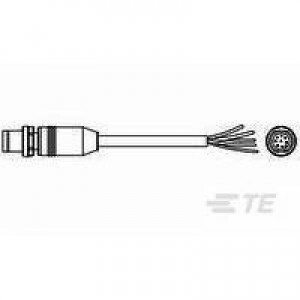 2273040-4, Кабели для датчиков / Кабели для приводов M12 x 1.0 straight plug pigt A