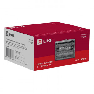 Шина нулевая в корпусе 4х11 sn0-4x11