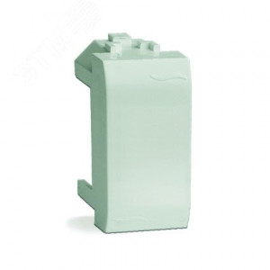 Заглушка BRAVA 1мод. бел. 76616B