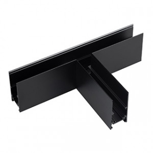 Коннектор тройной MAG-ORIENT-CON-2652-T90 (BK) 036807, Тройной прямой коннектор для накладного трека ORIENT-2652 без токоведущих плат. Материал алюминий, цвет черный. Размеры 200x113x54мм. DC48V. Аксессуары для соединения с треком приобретаются отдельно.