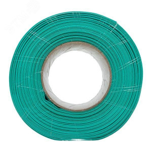 Термоусаживаемая трубка ТУТ нг 60/30 зелёная рулон PROxima tut-60-j