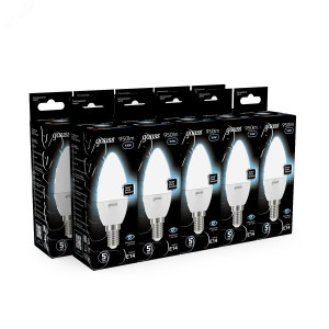 Лампа светодиодная Black 9.5Вт свеча 4100К нейтр. бел. E14 950лм 103101210