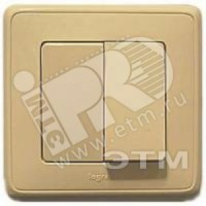 Выключатель 2клав СЛНК CAR 773758