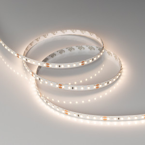 Лента RT-A120-8mm 24V Warm3500 CRI98 (14.4 W/m, IP20, 2835, 5m) 028573(2), Светодиодная лента RT-A120, открытая. Светодиоды 2835, 120 шт/м (600 шт на 5 м), белая плата, ширина 8 мм, скотч 3M. Цвет ТЁПЛЫЙ 3500 K, цветопередача CRI 95..98, угол 120°. Питание 24V, мощность 14.4 Вт/м (72 Вт на 5 м). Размеры 5000x8x1.5 мм. Мин. отрез