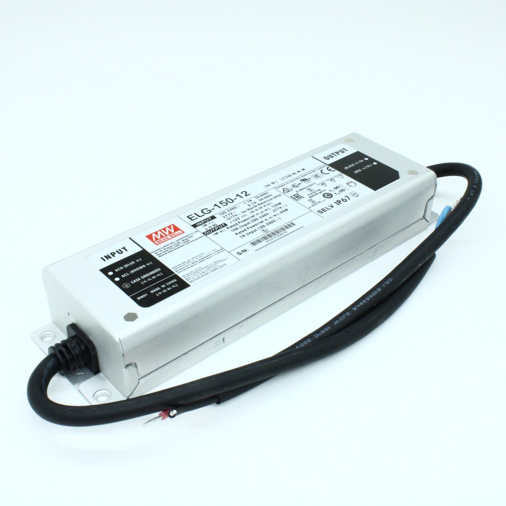 Изображение товара Модуль драйвера ELG-150-12 для наружного освещения IP67, 150W, 12V