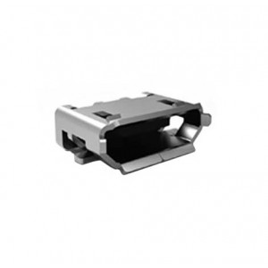 DS1105-06-B60RS, Разъем Micro USB 2.0 розетка 5 контактов, тип B для поверхностного монтажа (с фиксатором в отверстие) на плату