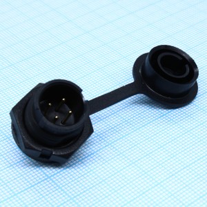 PY07-4ZY, Блочная вилка, 4 контакта