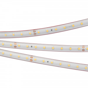 Лента герметичная RTW-PS-A80-10mm 24V Warm3000 (6 W/m, IP67, 2835, 5m) 024519(2), Светодиодная гибкая лента RTW-A80, герметичная IP67 (PS-силиконовая экструзия). Светодиоды 2835, 80 шт/м (400 шт на 5 м), белая плата 11 мм, скотч 3M. Цвет ТЁПЛЫЙ 3000 K, цветопередача CRI>85, угол 120°. Питание 24V, мощность 6 Вт/м (30 Вт на 5 м). Размер