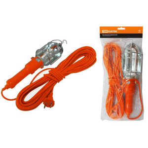 Светильник переносной УП-2Р круглая вилка 2Р/15метров SQ0306-0008