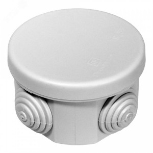 Коробка распаячная для о/п безгалогенная (HF) 65х40 (200шт/кор) (аналог 67010) 40-0100