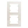 Рамка 2-м Karea вертикал. крем. 56010707